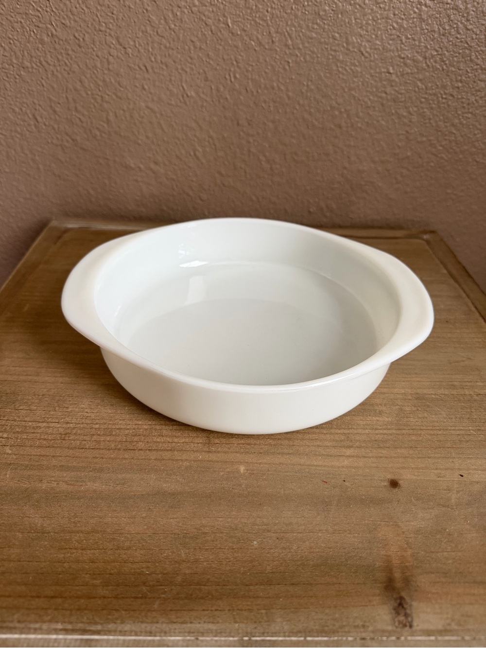 Pyrex White Ceramic Baking Dish with Handles